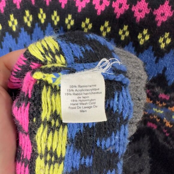 Kimchi Blue Urban Outfitters Women's Small Sweater Knit Dress Tunic Geometric - Picture 4 of 5